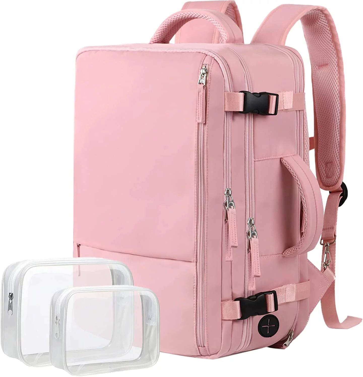 Extra Large Travel Backpack for Women,Carry on Backpack,17 Inch Laptop Backpack,Hiking Backpack,School Bag,Pink