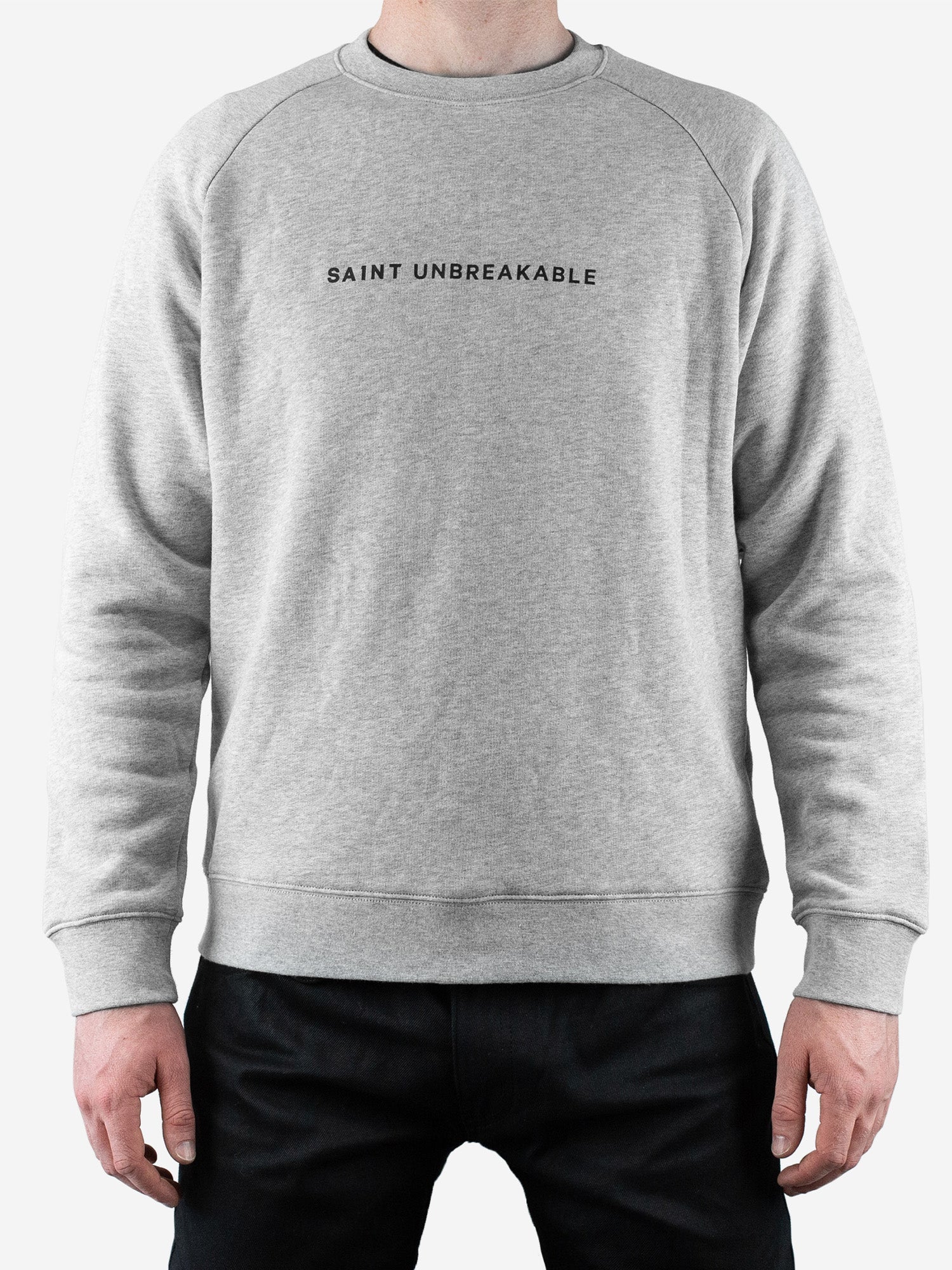 SA1NT Unbreakable Minimalistic Crew - Grey Marle