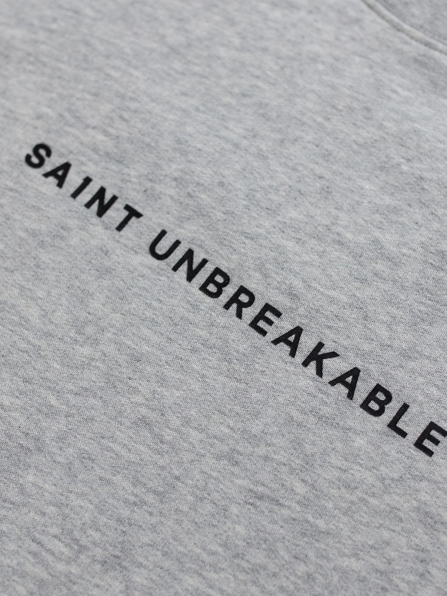 SA1NT Unbreakable Minimalistic Crew - Grey Marle