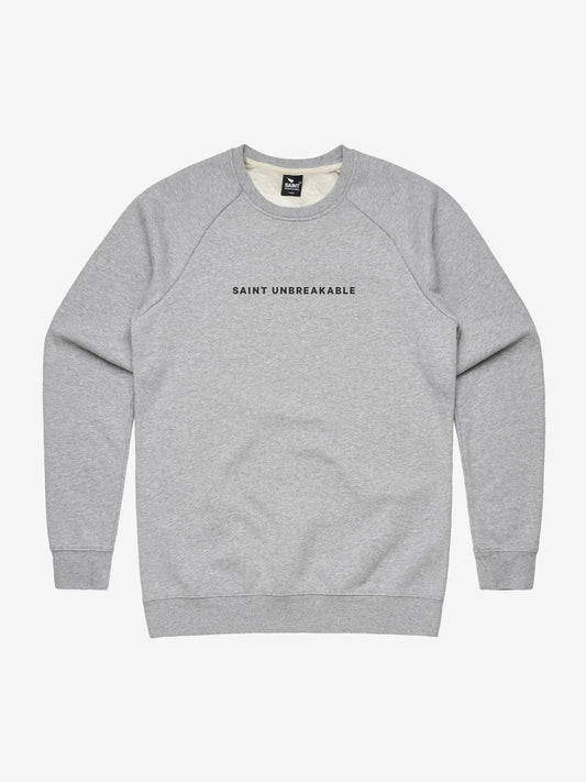 SA1NT Unbreakable Minimalistic Crew - Grey Marle