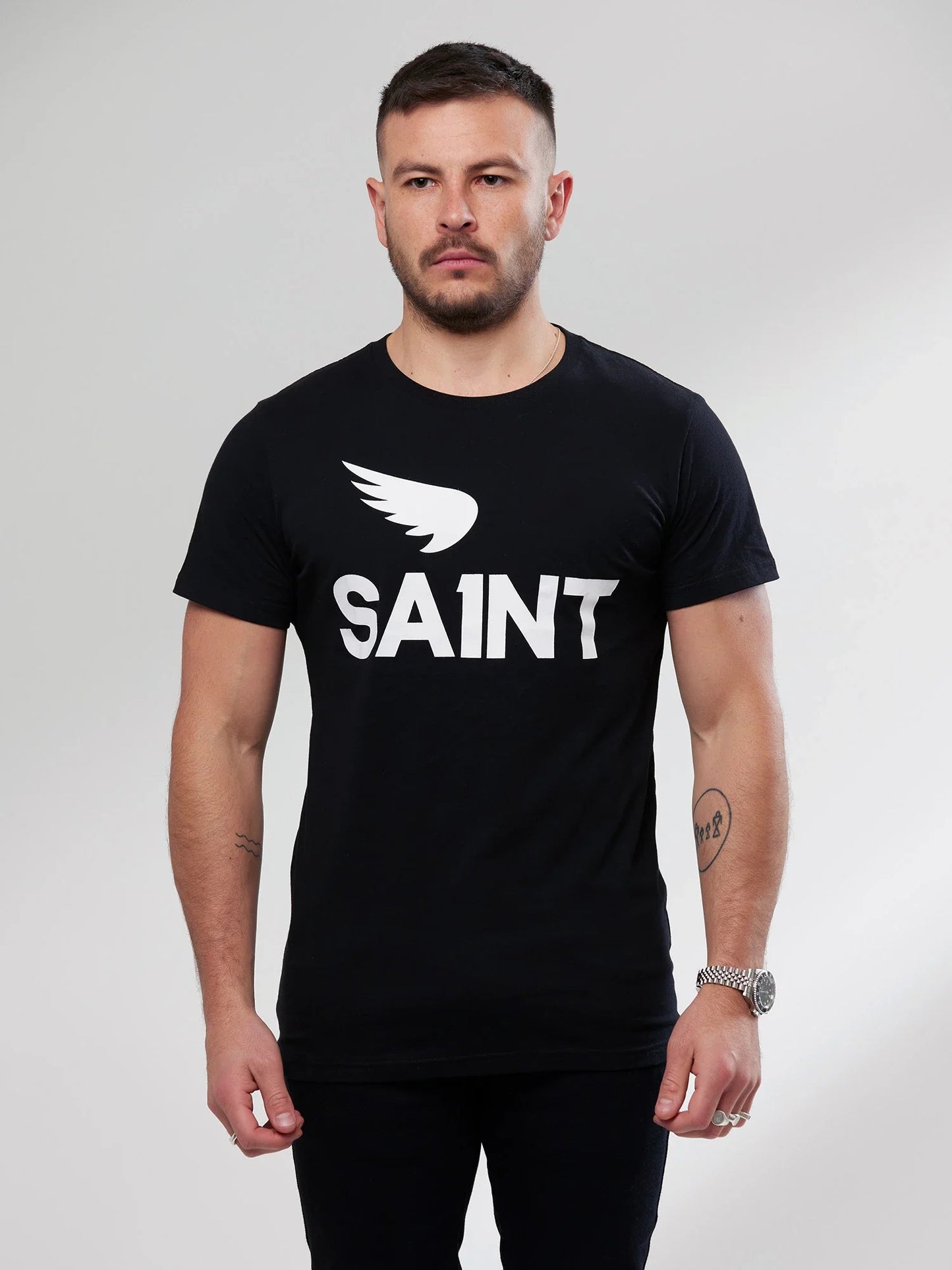 SA1NT No. 1 Tee - Black